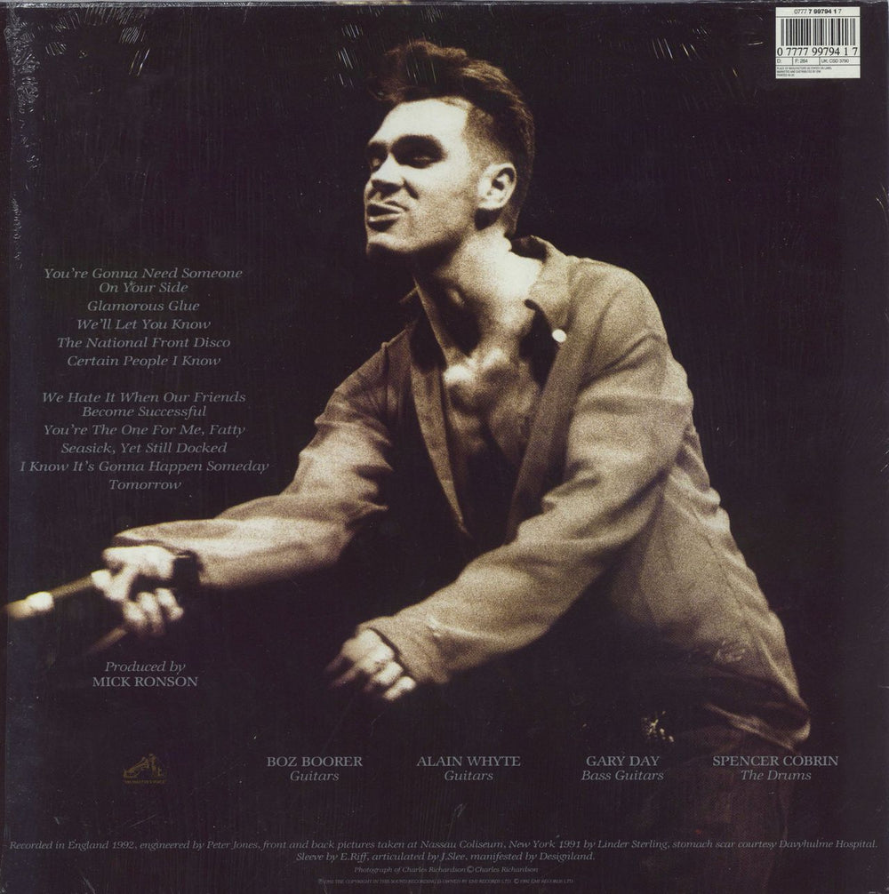 Morrissey Your Arsenal + Inner - Shrink UK vinyl LP album (LP record) 077779979417