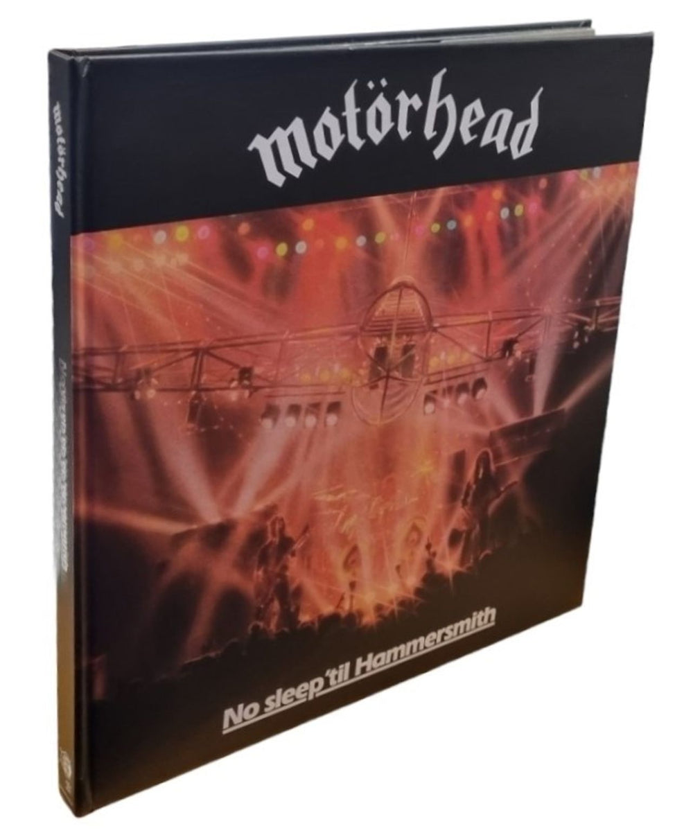 Motorhead No Sleep 'Til Hammersmith - Hardback Book UK 3-LP vinyl record set (Triple LP Album) BMGCAT476TLP