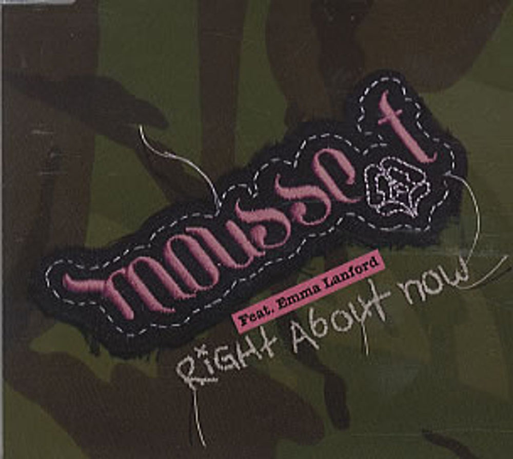 Mousse T Right About Now UK Promo CD single (CD5 / 5") F2AP2CDS