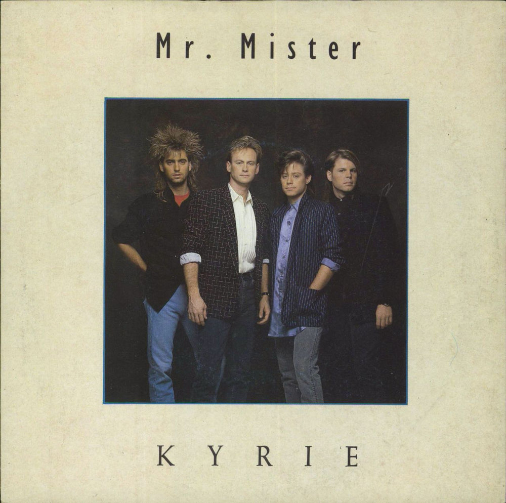 Mr Mister Kyrie UK 7" vinyl single (7 inch record / 45) PB49927R