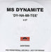 Ms. Dynamite Dy-Na-Mi-Tee UK Promo CD-R acetate CD-R ACETATE