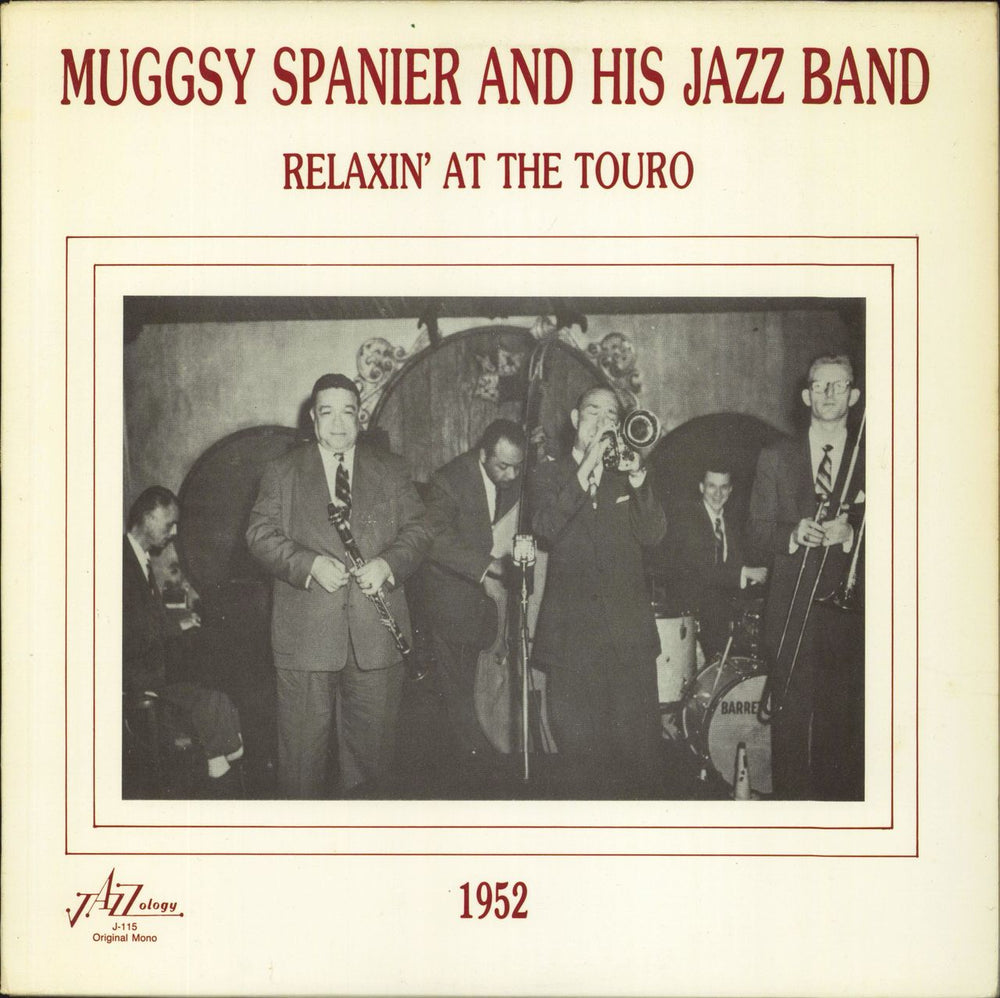 Muggsy Spanier Relaxin' At The Touro 1952 US vinyl LP album (LP record) J-115