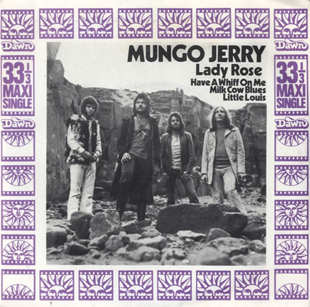 Mungo Jerry Lady Rose EP - 1st UK 7" vinyl single (7 inch record / 45) DNX2510