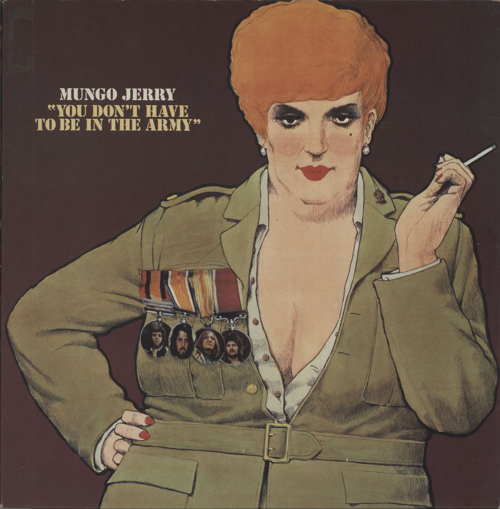 Mungo Jerry You Don't Have To Be In The Army - Red UK vinyl LP album (LP record) DNLS3028