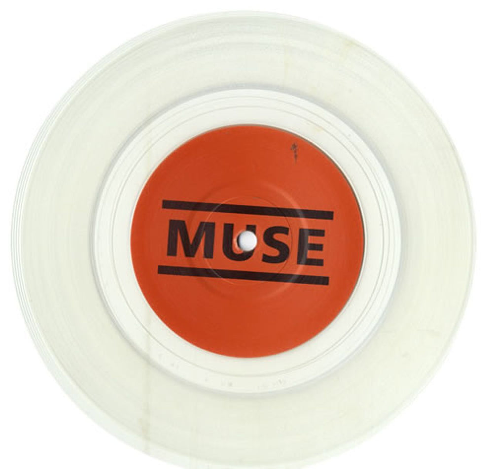 Muse Sunburn - Clear Vinyl UK 7" vinyl single (7 inch record / 45) USE07SU206665