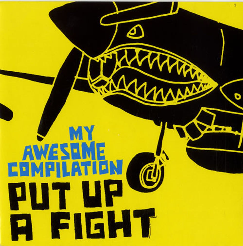 My Awesome Compilation Put Up A Fight - Light Blue Vinyl UK 7" vinyl single (7 inch record / 45) SORE041S