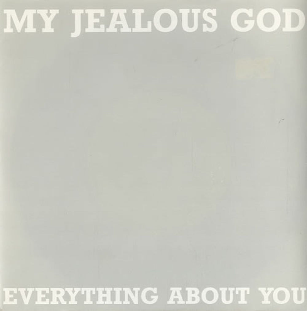 My Jealous God Everything About You UK 7" vinyl single (7 inch record / 45) RT228