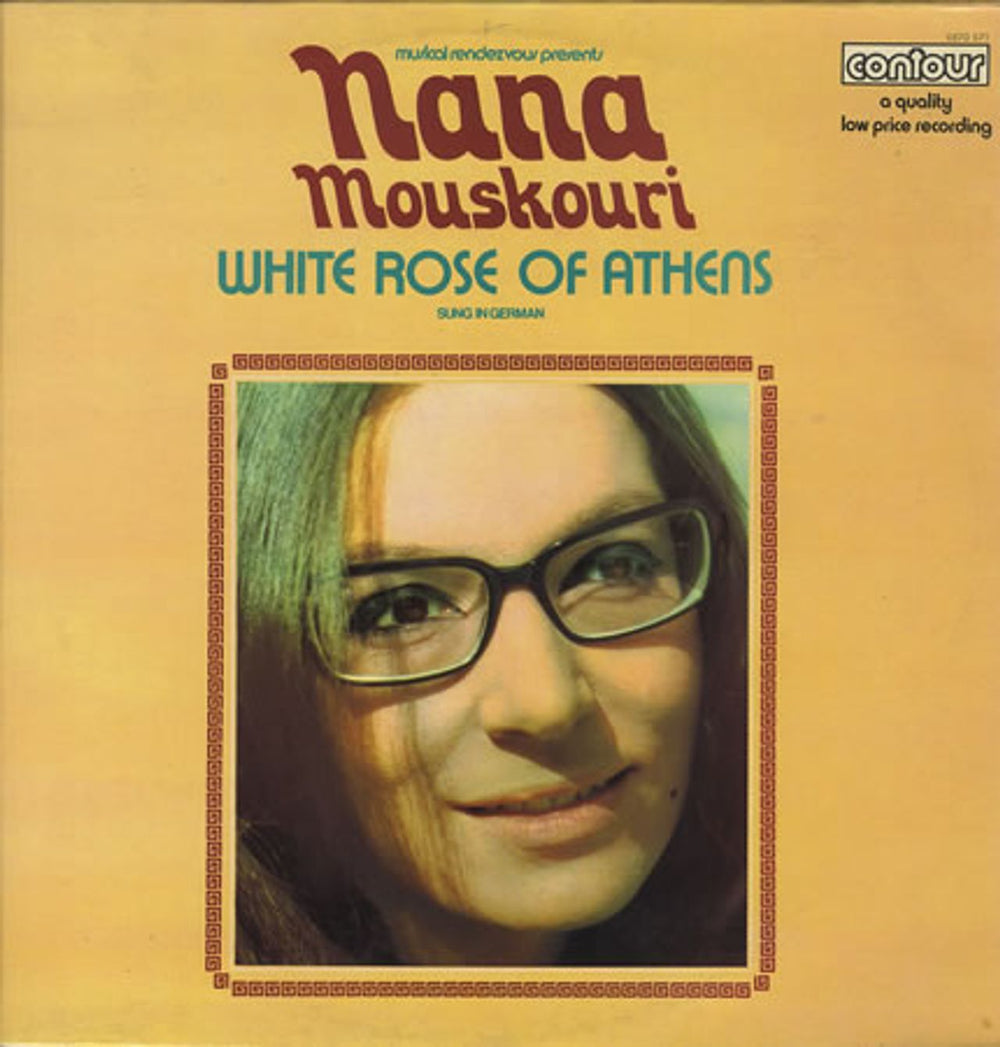 Nana Mouskouri White Rose Of Athens UK vinyl LP album (LP record) 6870571
