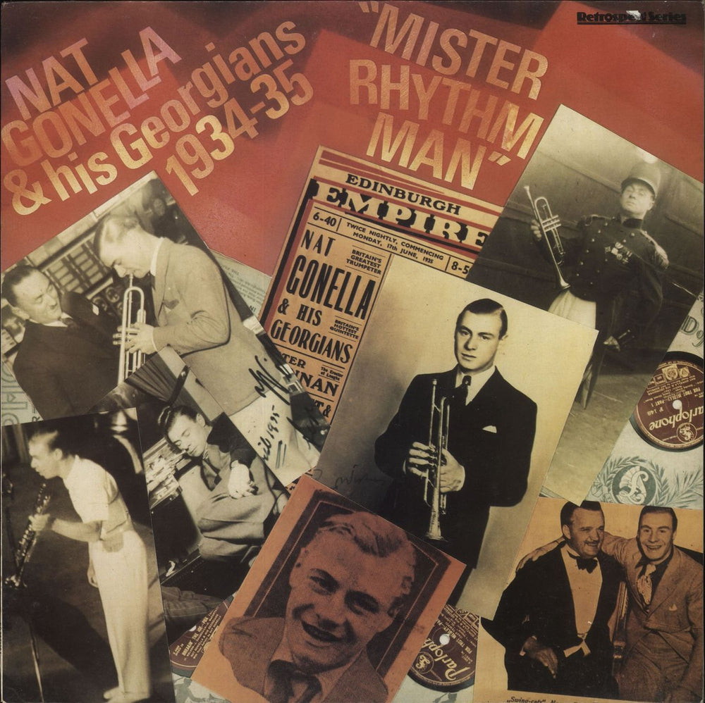 Nat Gonella Mister Rhythm Man UK vinyl LP album (LP record) EG2601881