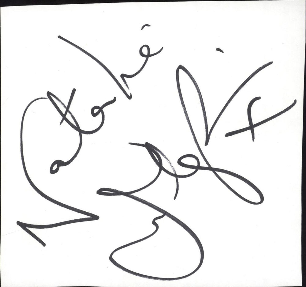 Natalie Imbruglia Autograph UK memorabilia AUTOGRAPH