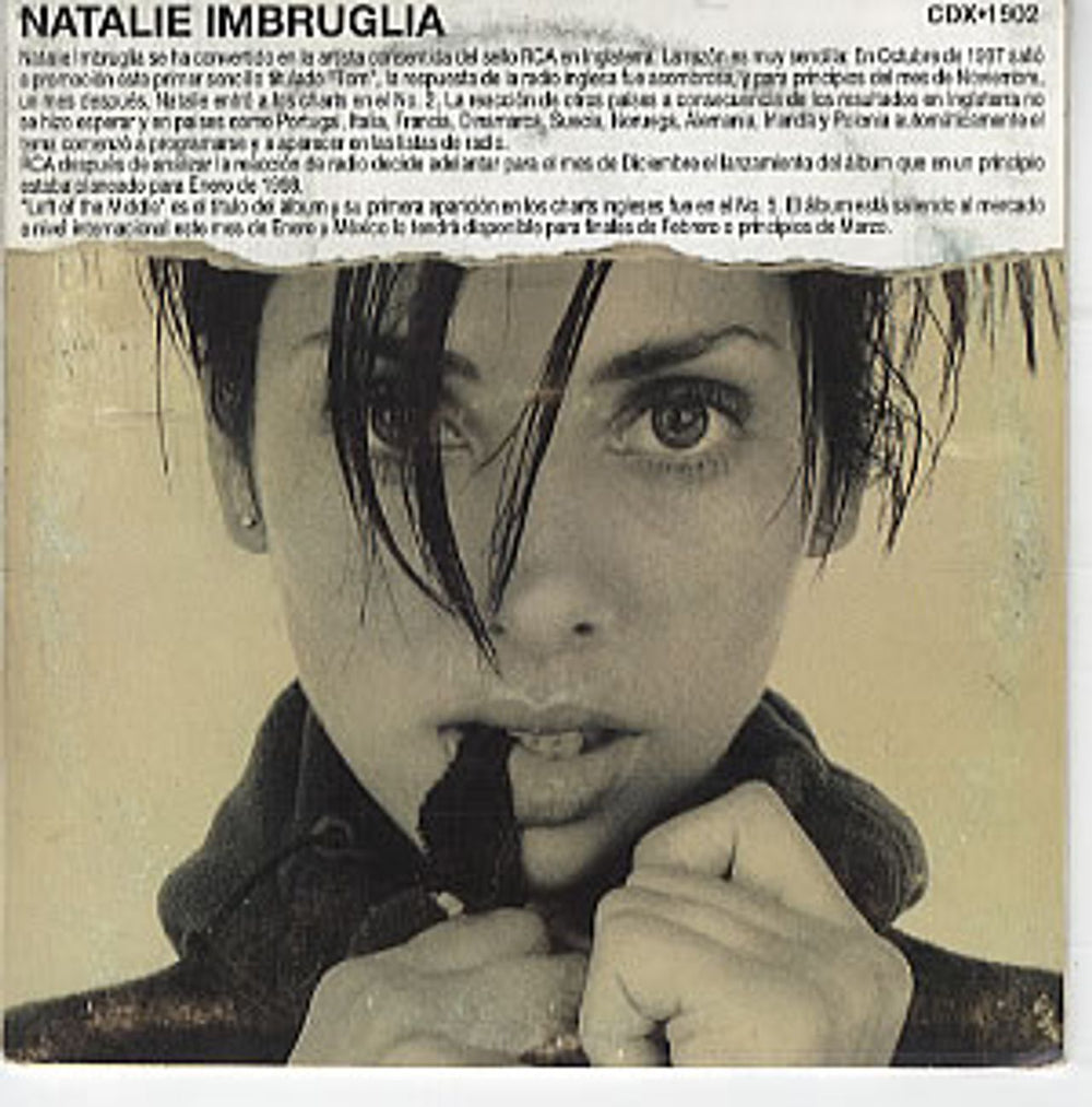 Natalie Imbruglia Torn - On Mexican Sampler Mexican Promo CD single (CD5 / 5") CDX.1902