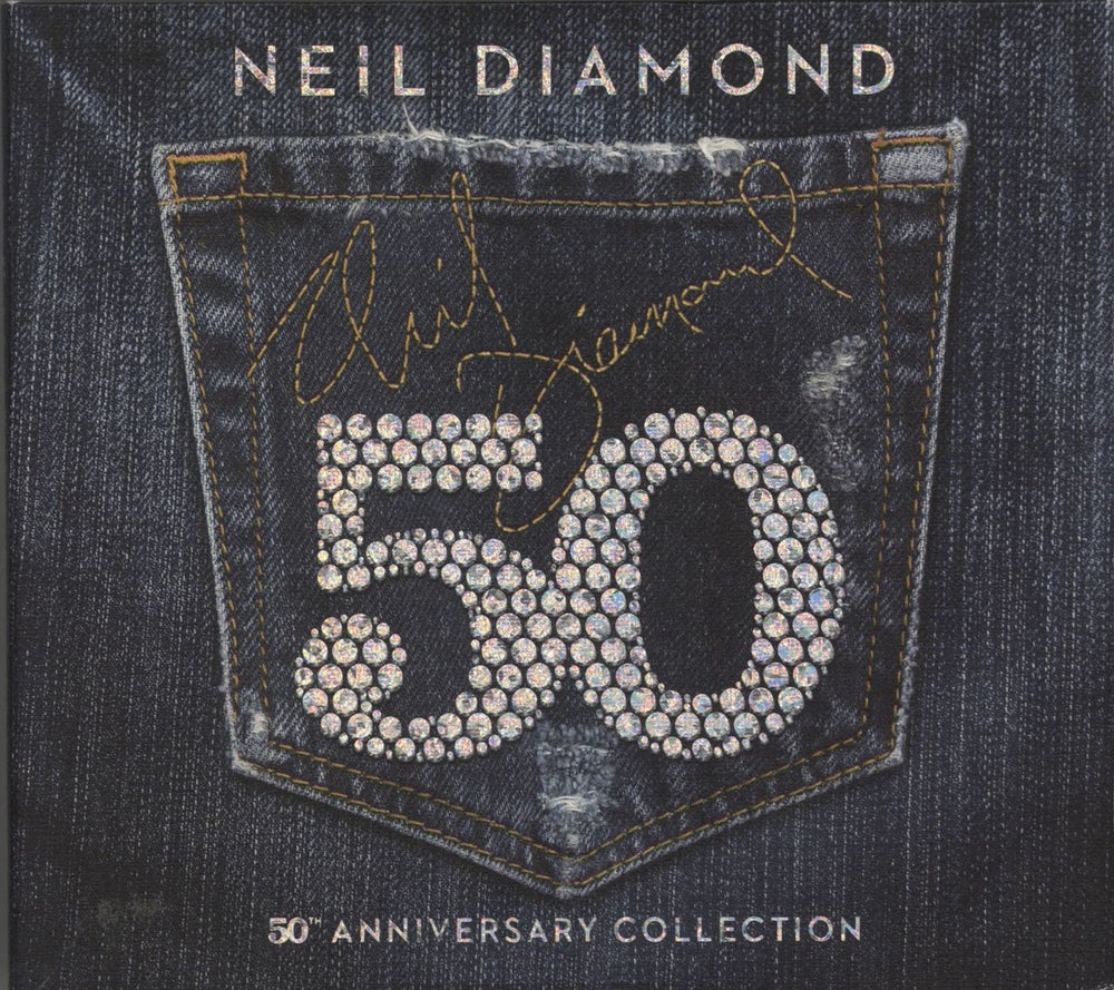 Neil Diamond 50th Anniversary Collection UK Promo 3-CD album set (Triple CD) 00602557349412