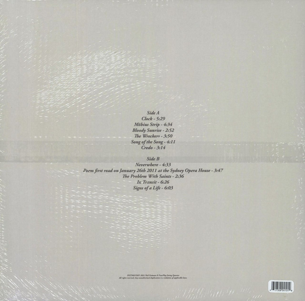 Neil Gaiman Signs Of Life - Silver Vinyl - Sealed US vinyl LP album (LP record) 617308041019