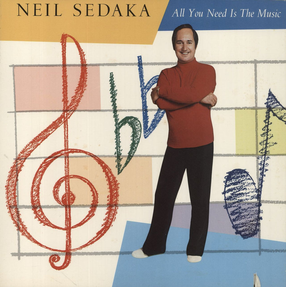 Neil Sedaka All You Need Is The Music US vinyl LP album (LP record) 6E-161