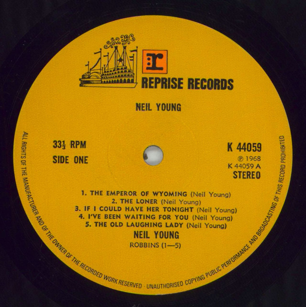 Neil Young Neil Young - 3rd UK vinyl LP album (LP record) YOULPNE817440