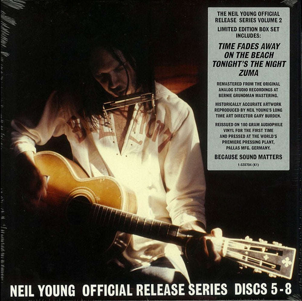 Neil Young Official Release Series Discs 5-8 - Sealed US Vinyl Box Set 1-535704(K1)
