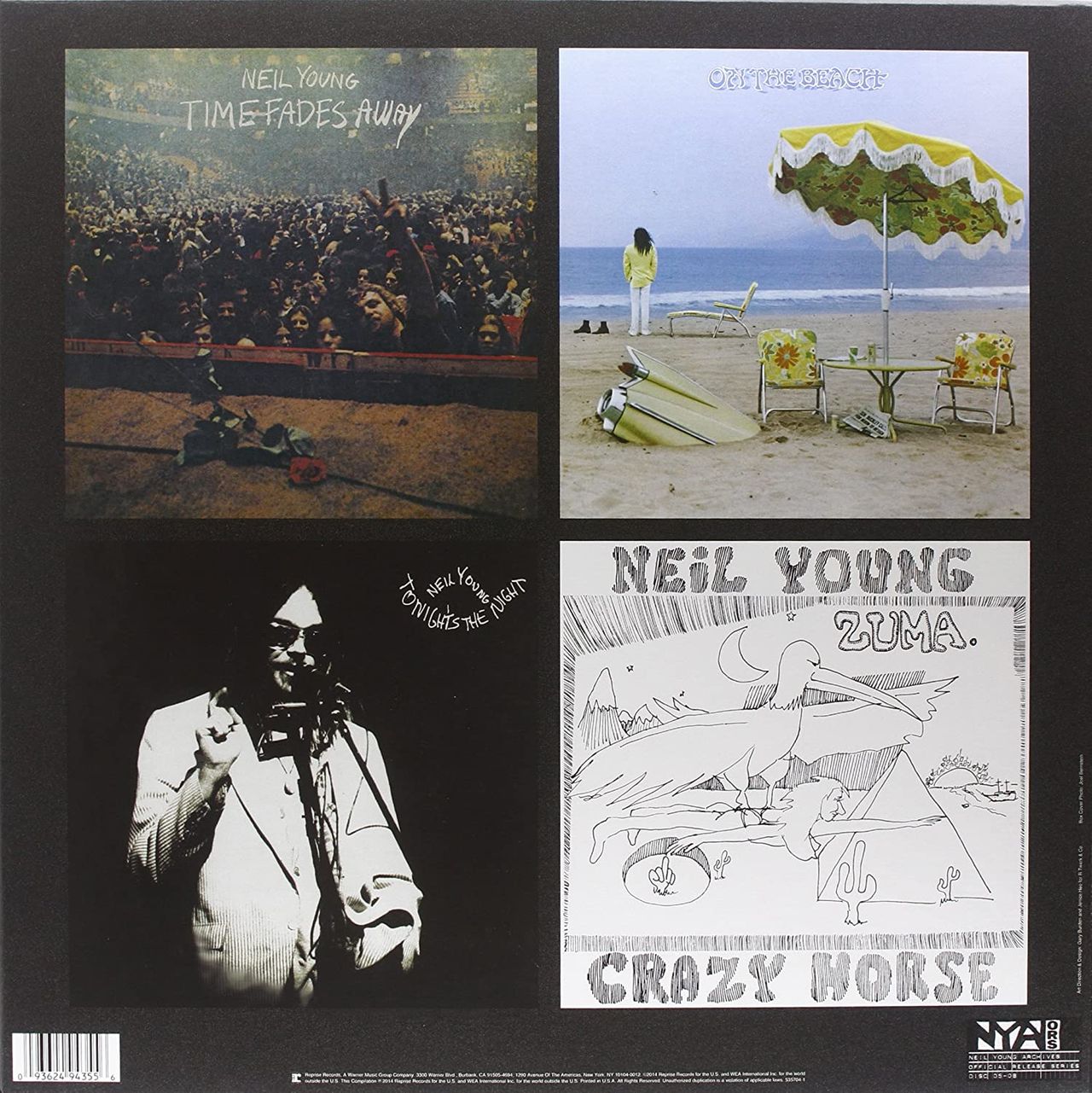 Neil Young Official Series Discs 5-8 - Sealed Vinyl box set — RareVinyl.com