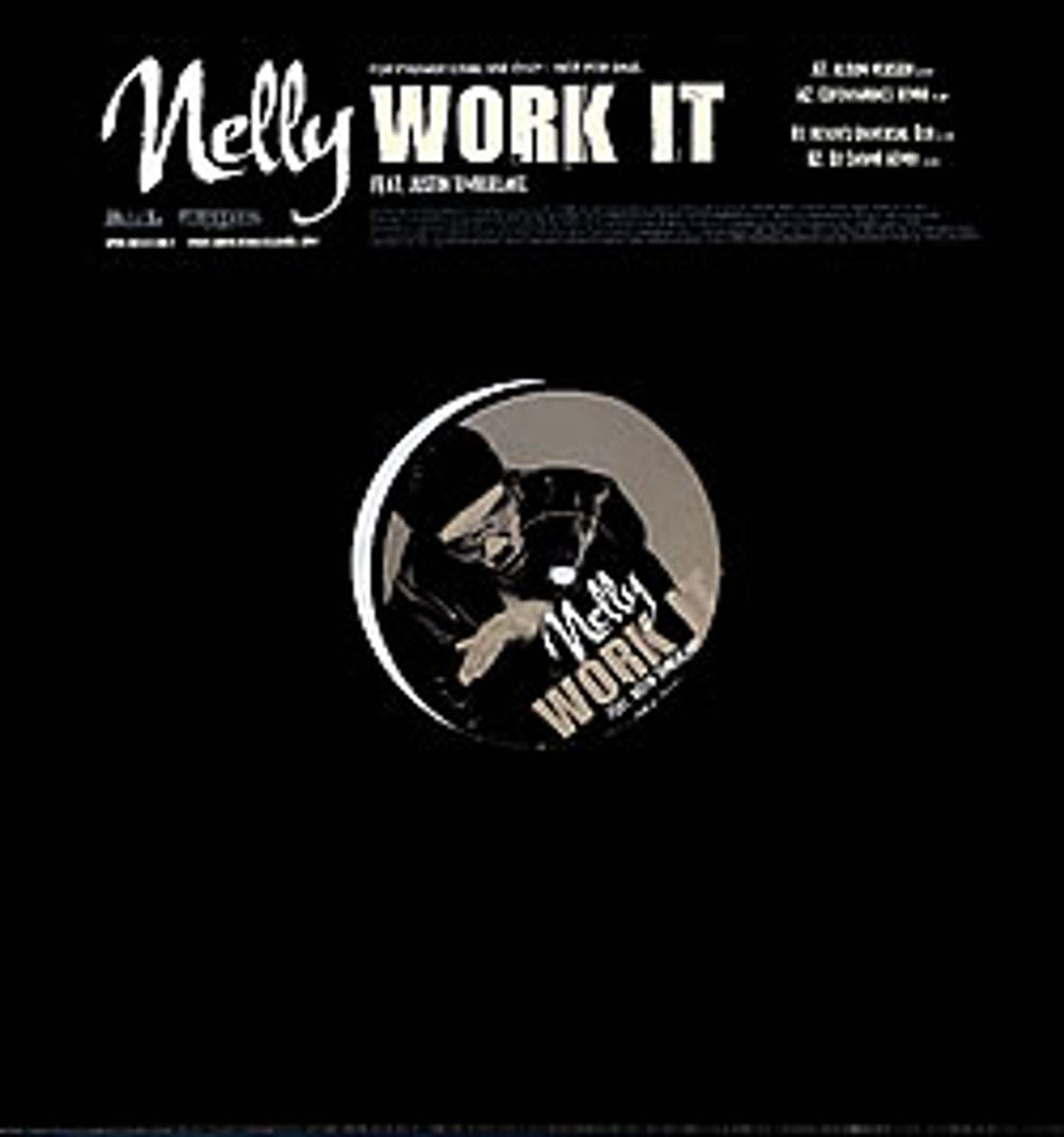 Nelly Work It UK Promo 12" vinyl single (12 inch record / Maxi-single) NELLYVP7