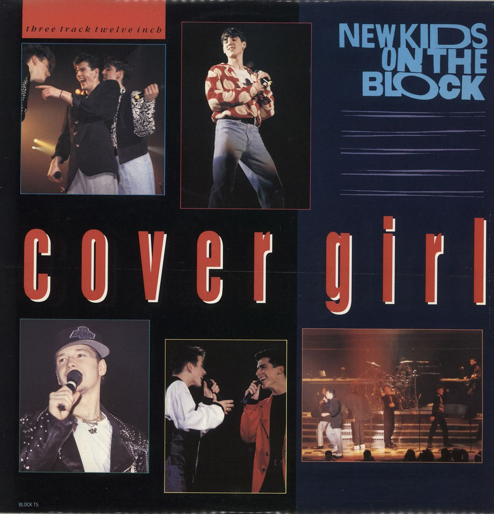 New Kids On The Block Cover Girl UK 12" vinyl single (12 inch record / Maxi-single) BLOCKT5