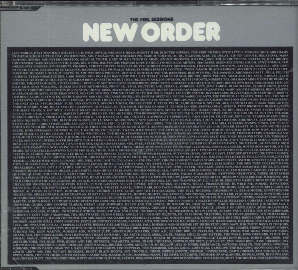 New Order The Peel Sessions UK CD single (CD5 / 5") SFPSCD001