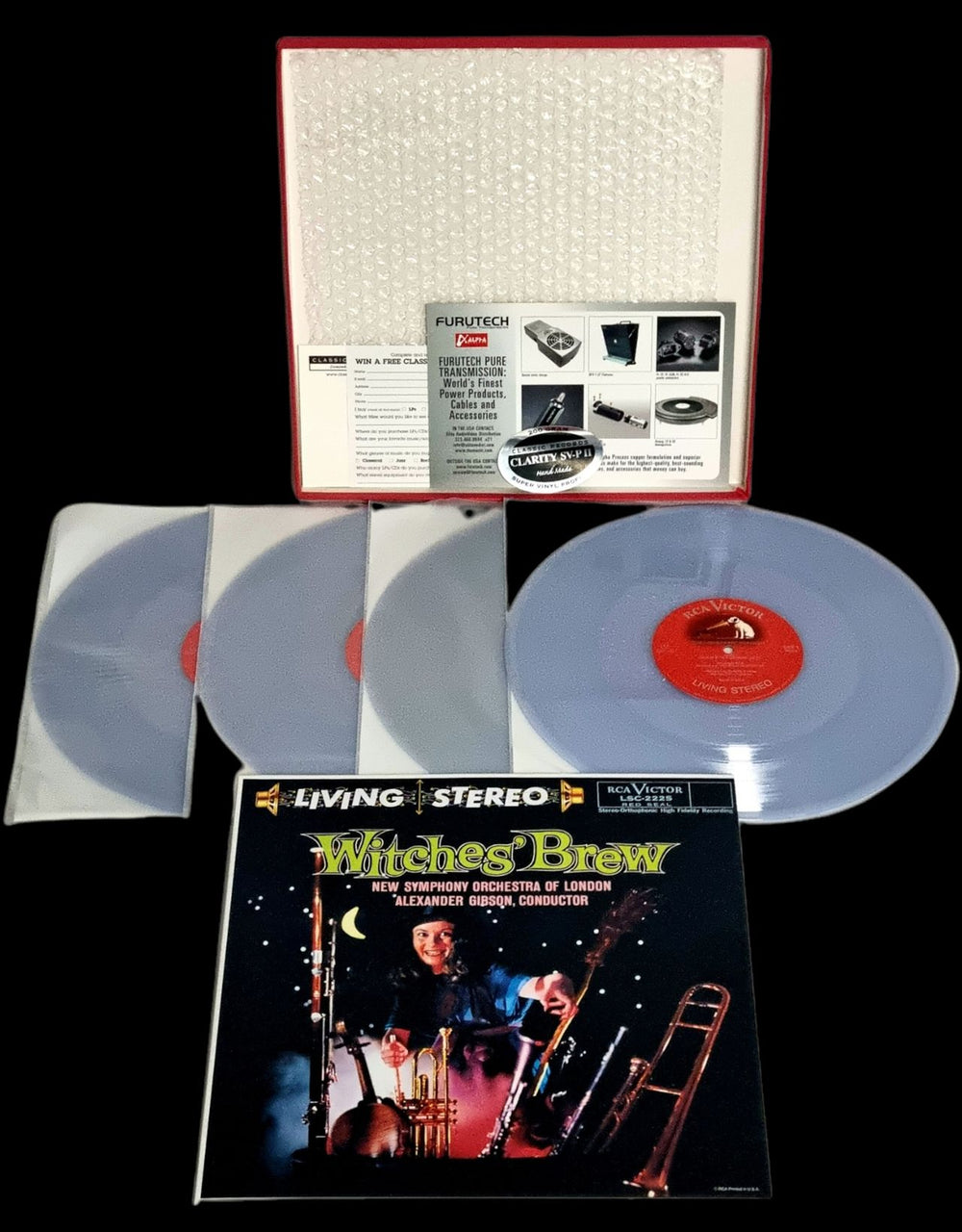 New Symphony Orchestra Witches' Brew - 200g Clarity Vinyl 45 RPM Series US Vinyl Box Set NUYVXWI775161