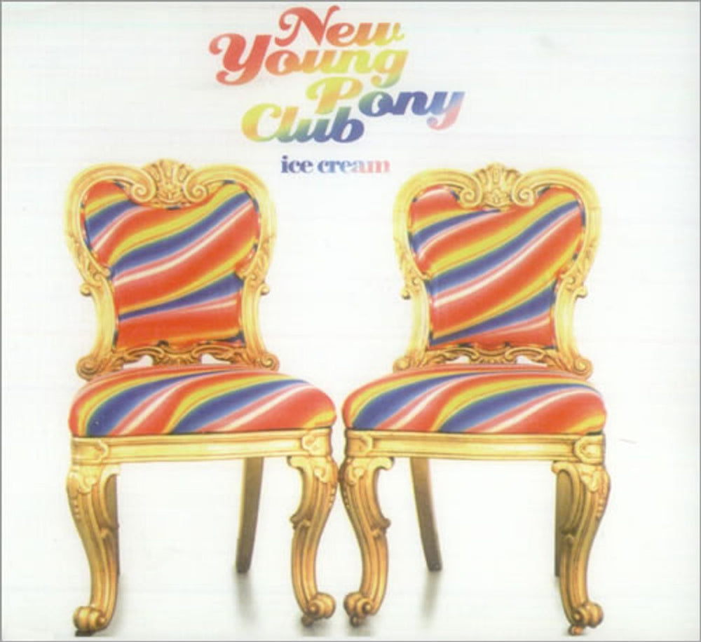 New Young Pony Club Ice Cream UK Promo CD single (CD5 / 5") NYPCCD001