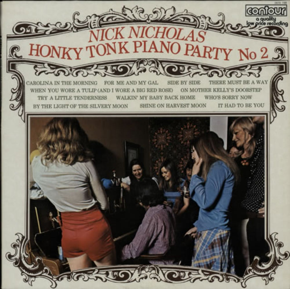 Nick Nicholas Honky Tonk Piano Party 2 UK vinyl LP album (LP record) 2870166