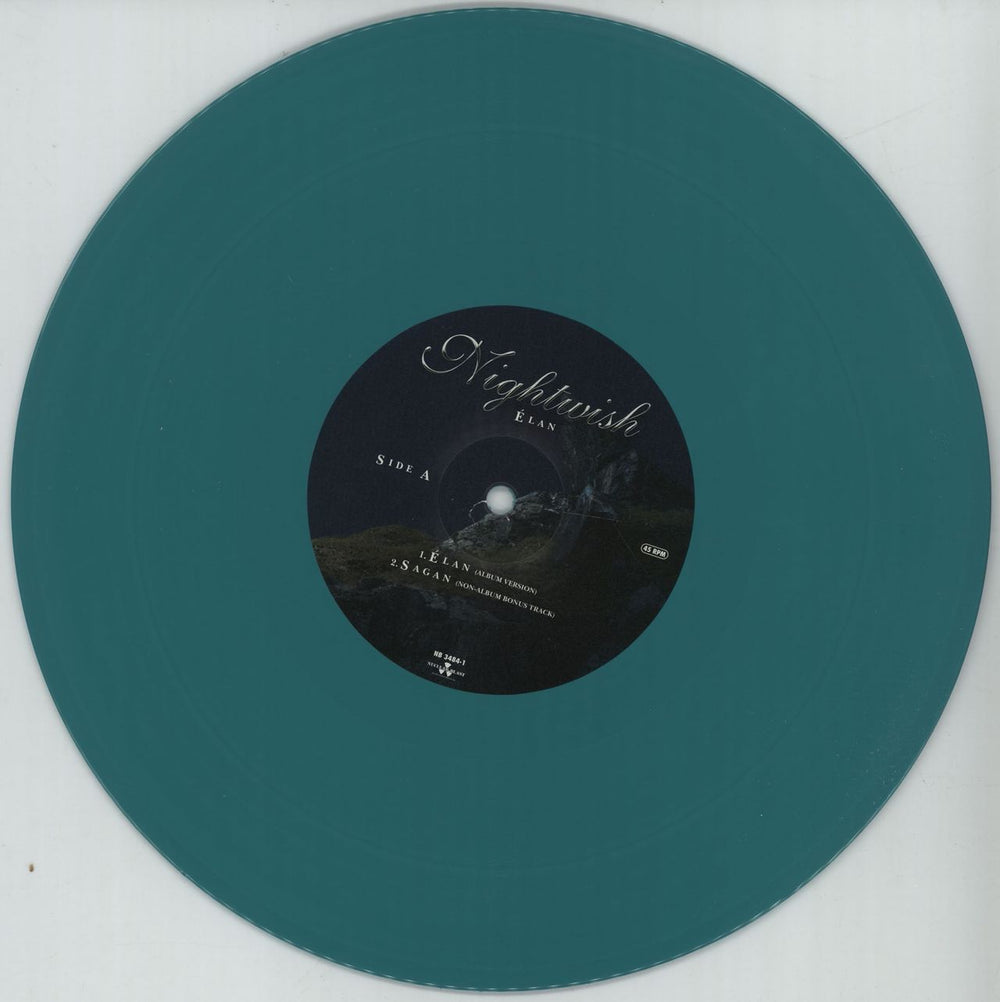 Nightwish Elan - Green Vinyl German 10" vinyl single (10 inch record) NIW10EL666603