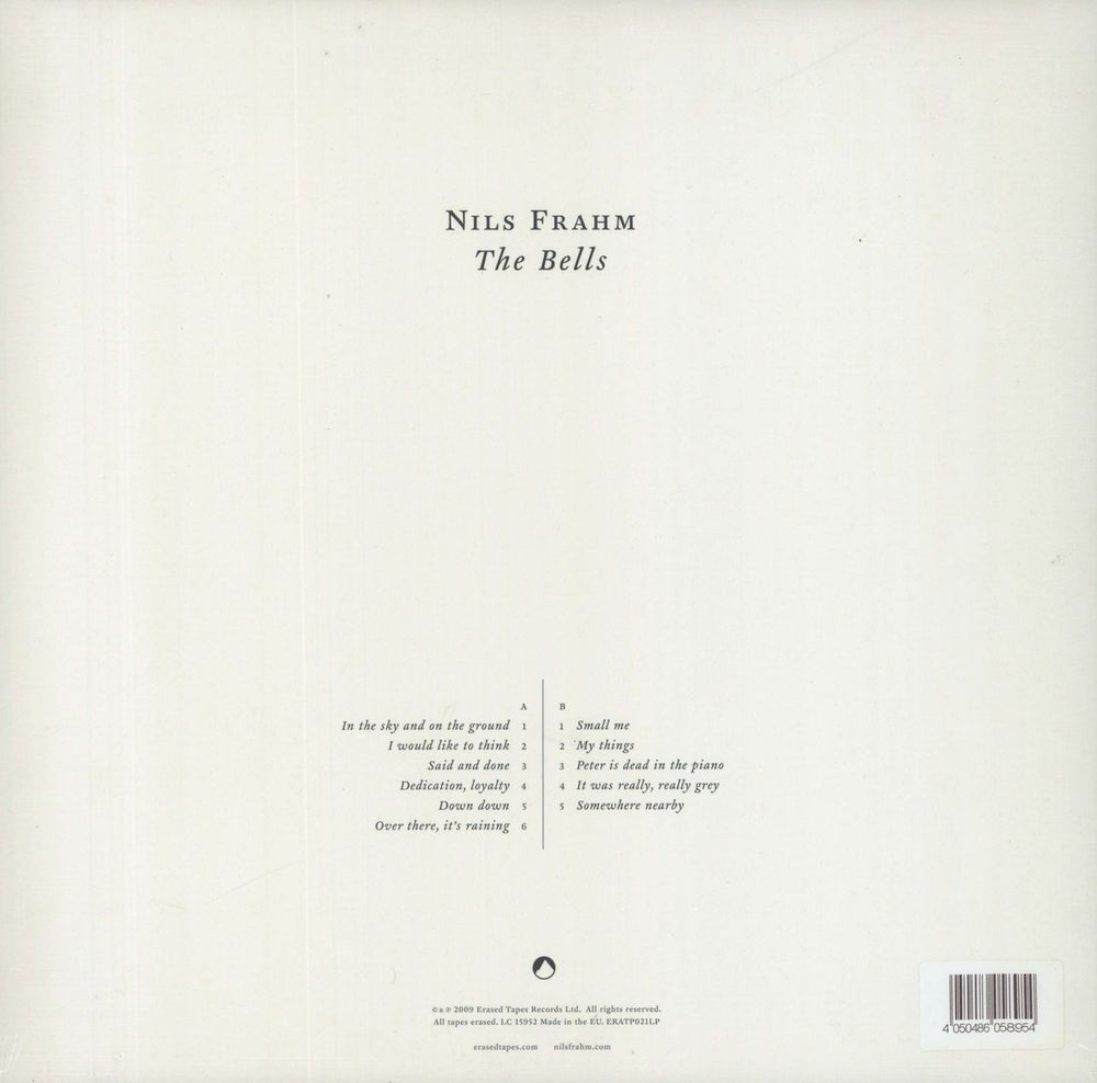 Nils Frahm The Bells - RSD12 - Sealed UK vinyl LP album (LP record)