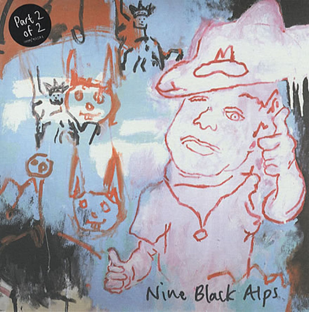 Nine Black Alps Unsatisfied - Orange Vinyl UK 7" vinyl single (7 inch record / 45) ISX899