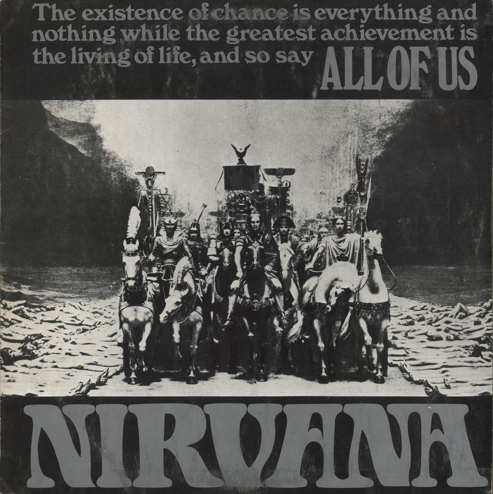 Nirvana (UK) All Of Us - 2nd UK vinyl LP album (LP record) ILPS9087