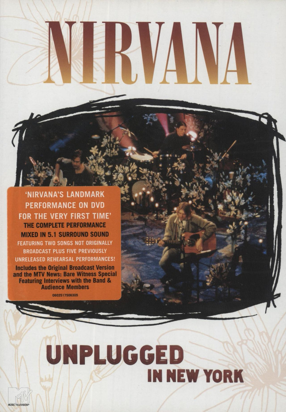 Nirvana (US) Unplugged In New York UK DVD 1750630