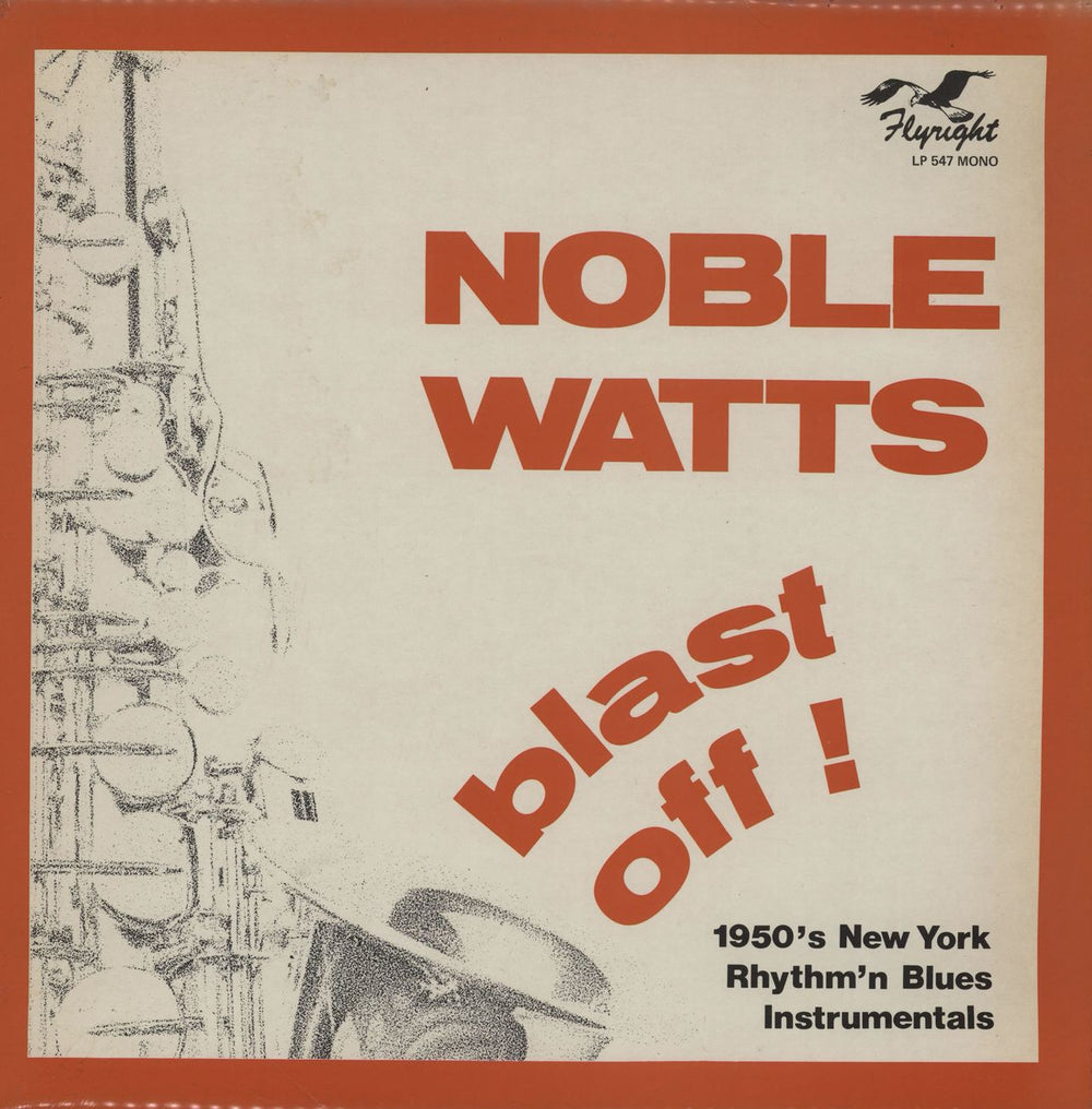 Noble Watts Blast Off! UK vinyl LP album (LP record) LP547