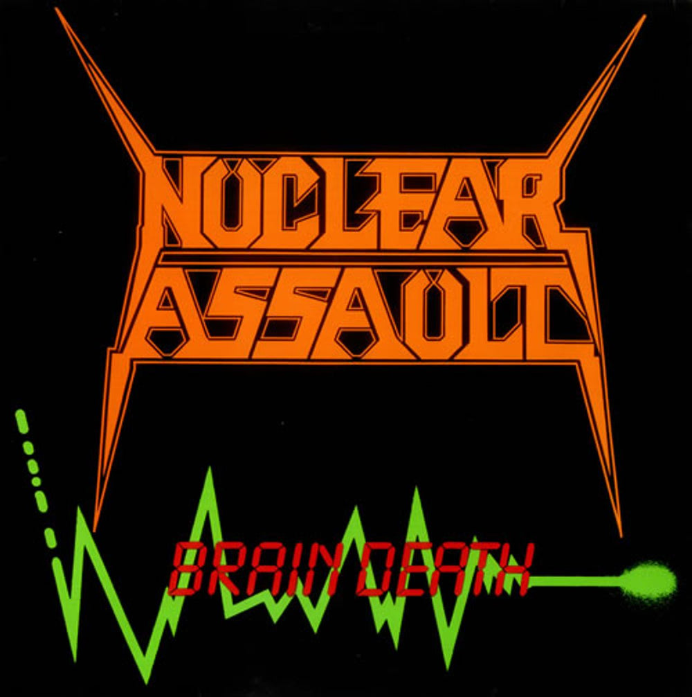 Nuclear Assault Brain Death UK 12" vinyl single (12 inch record / Maxi-single) 12FLAG102