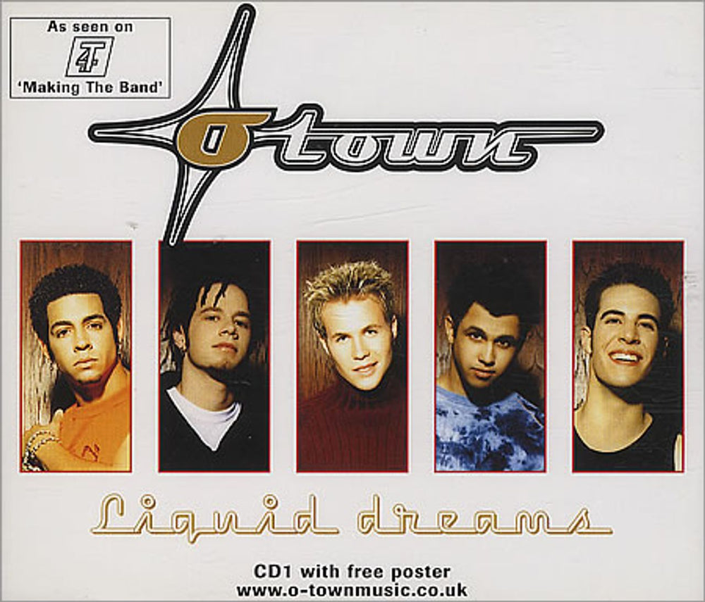 O-Town Liquid Dreams UK CD single (CD5 / 5") 853202