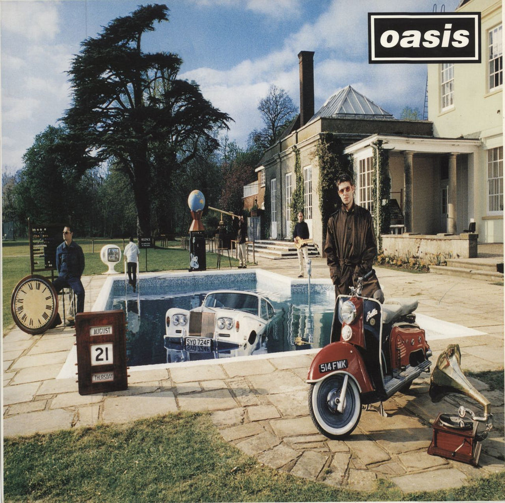 Oasis Be Here Now - VG UK 2-LP vinyl record set (Double LP Album) CRELP219