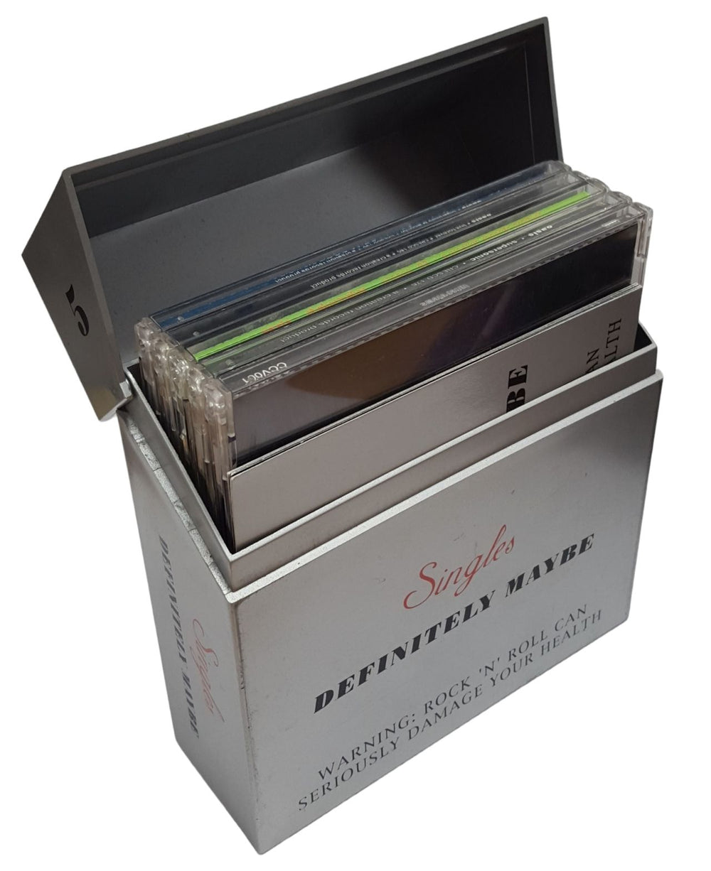 Oasis Singles - Definitely Maybe UK CD Single Box Set OASCXSI261930