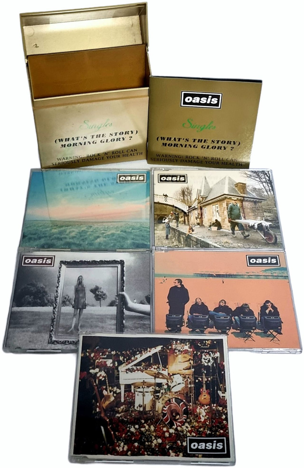Oasis Singles - (What's The Story) Morning Glory? UK CD Single Box Set OASCXSI249207