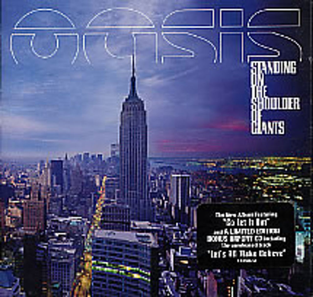 Oasis Standing On The Shoulder Of Giants Canadian 2 CD album set (Double CD) EK63586