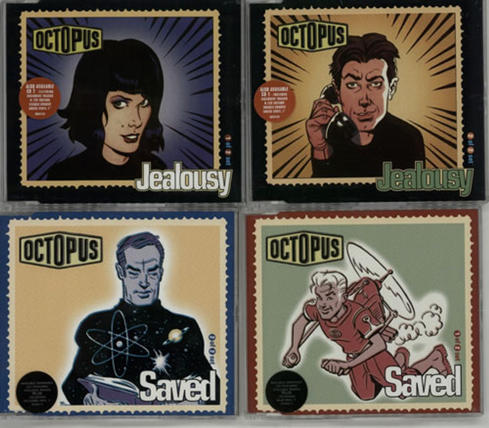 Octopus Quantity of Five CD Singles UK CD single (CD5 / 5") OCPC5QU633922