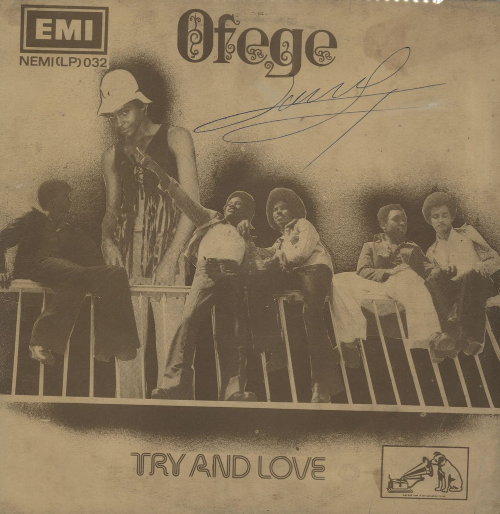 Ofege Try And Love - 1st - red label South African vinyl LP album (LP record) NEMI(LP)032