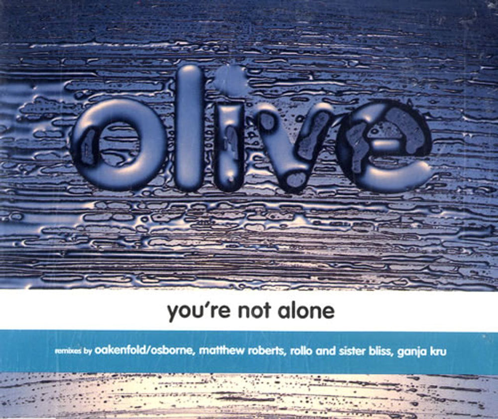 Olive You're Not Alone Australian CD single (CD5 / 5") 74321488662