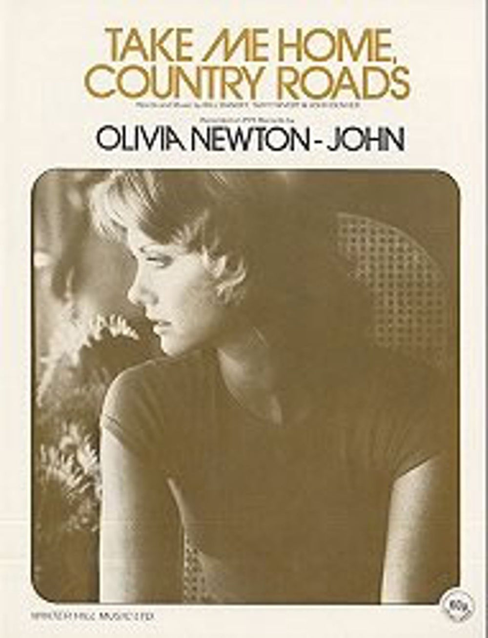 Olivia Newton John Take Me Home Country Roads - Brown UK sheet music SHEET MUSIC