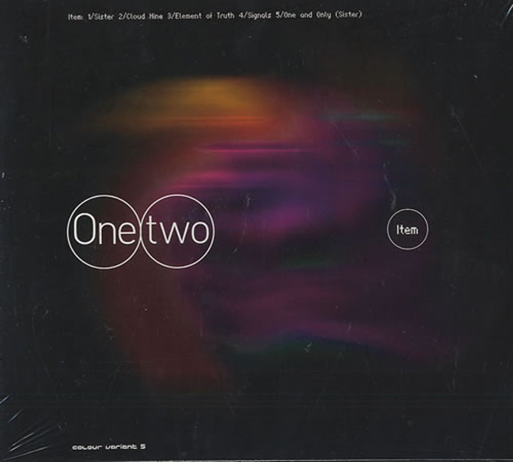 OneTwo Item EP - Colour Variant 5 - Sealed UK CD single (CD5 / 5") TTCD002