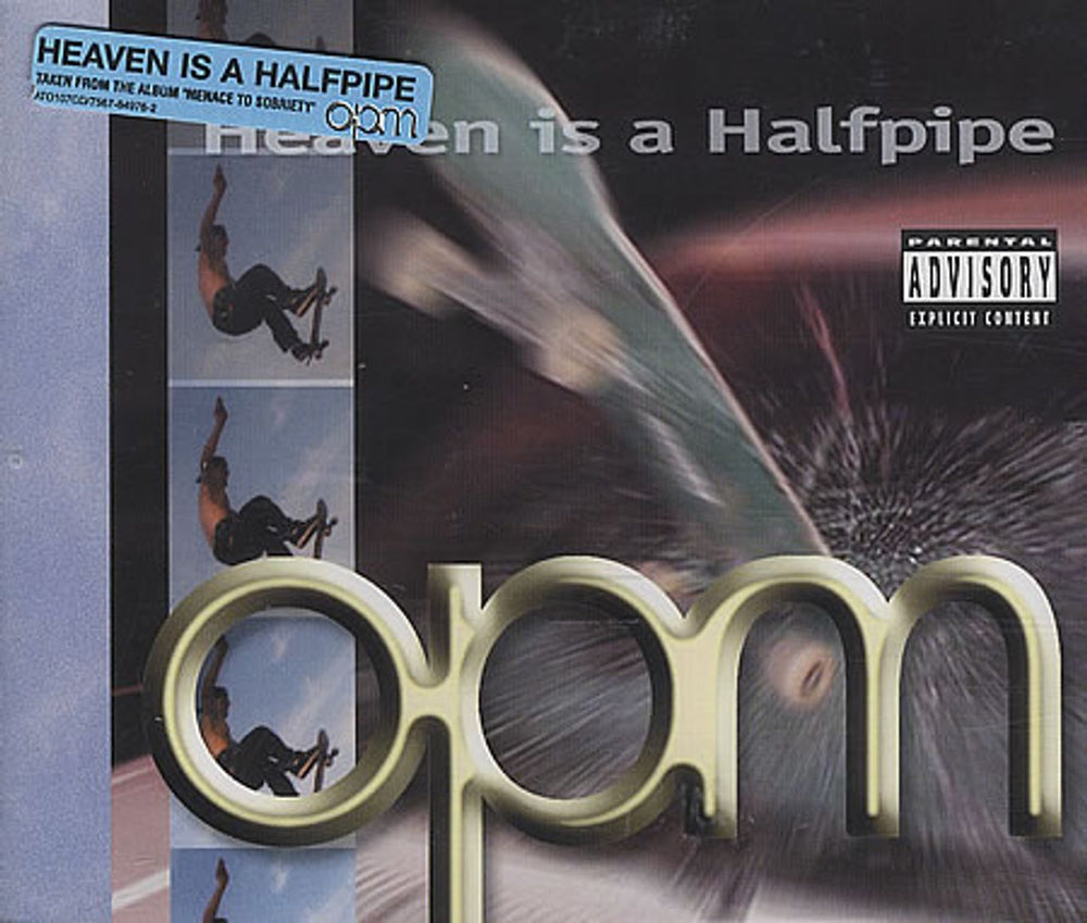 OPM Heaven Is A Halfpipe UK CD single (CD5 / 5") AT0107CD