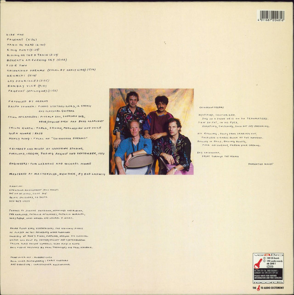 Oregon 45th Parallel UK vinyl LP album (LP record) 4011687204816