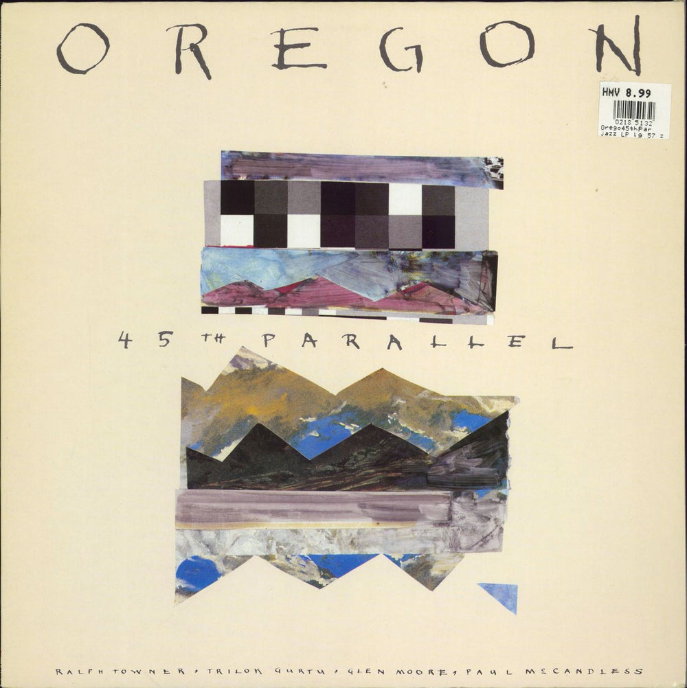 Oregon 45th Parallel UK vinyl LP album (LP record) VBR20481