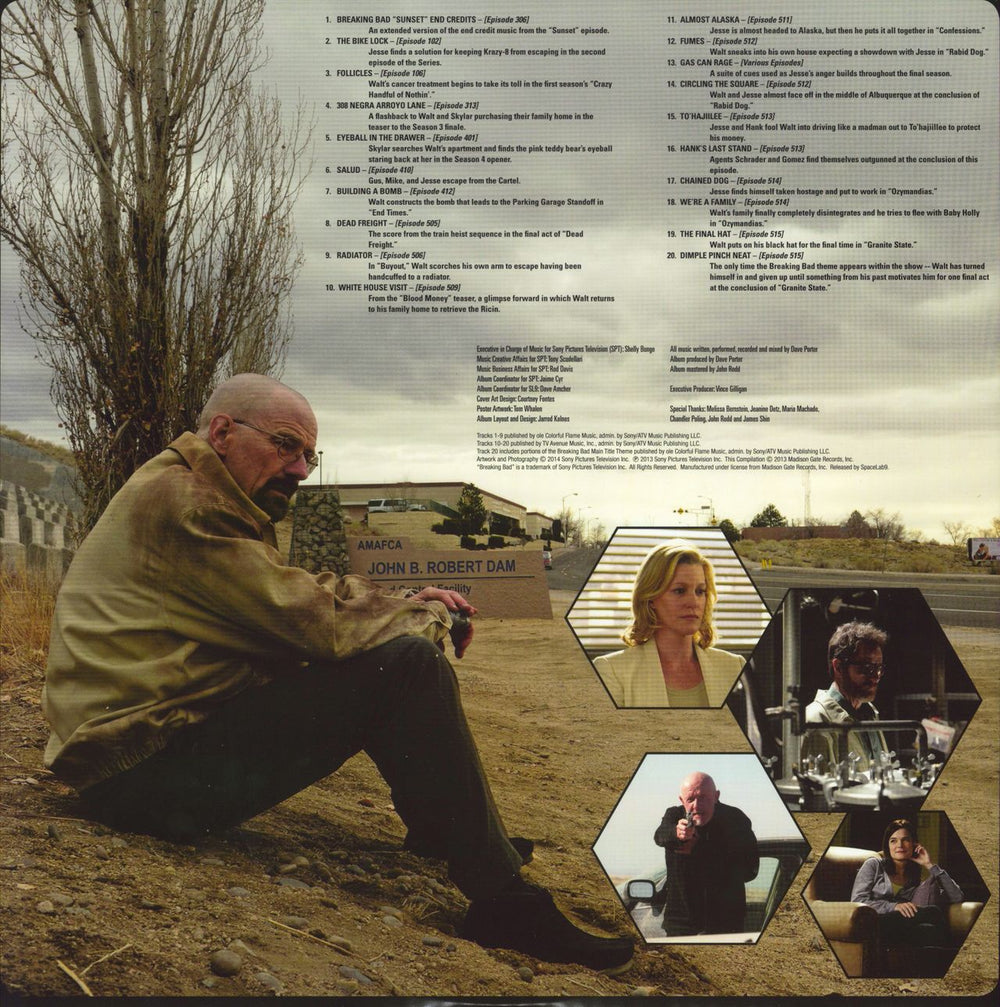 Original Soundtrack Breaking Bad Volume 2 - Translucent Blue Vinyl US 2-LP vinyl record set (Double LP Album) 2015