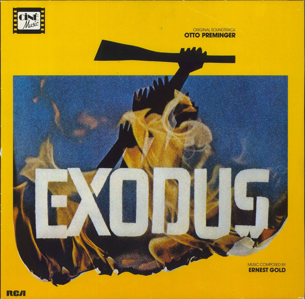 Original Soundtrack EXODUS German vinyl LP album (LP record) NL83872
