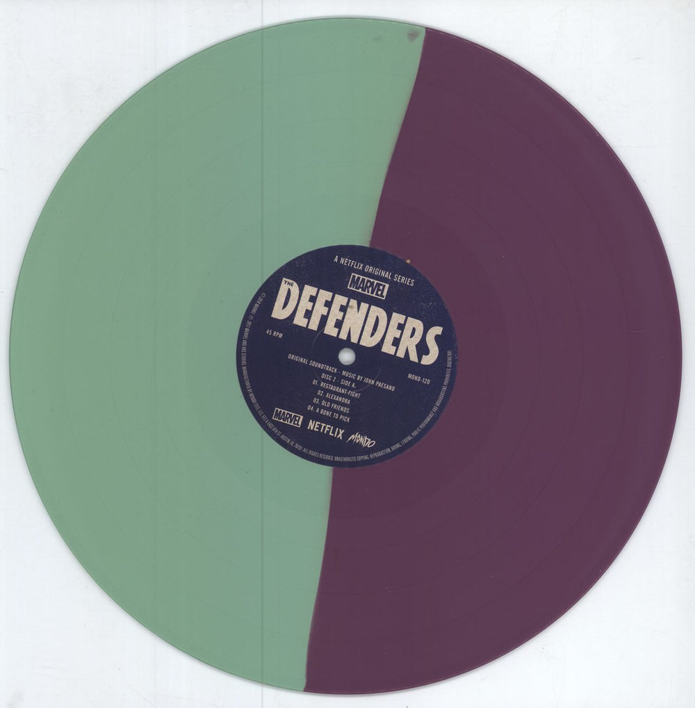 Original Soundtrack The Defenders - Split Coloured Vinyl US 2-LP vinyl record set (Double LP Album)